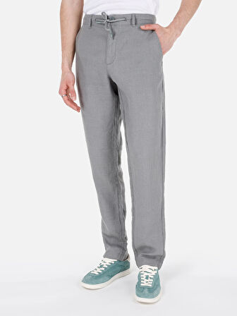 Normal Kesim Orta Bel Düz Paça Yeşil Erkek Pantolon Cl1068760