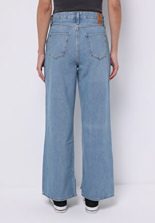 Regular Fit   Kadın İndigo Jean Pantolon