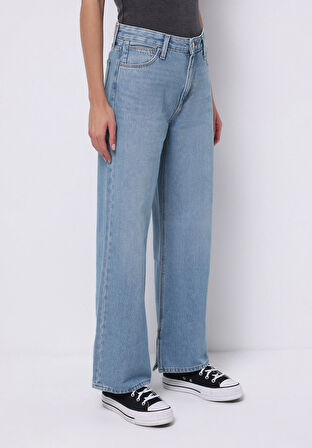 Regular Fit   Kadın İndigo Jean Pantolon