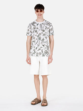 Bej Erkek Tshirt K.kol