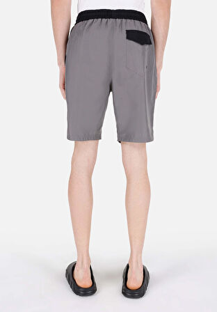 Slim Fit  Erkek Antrasit Deniz Şortu