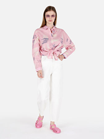 Beyaz Kadın Pantolon