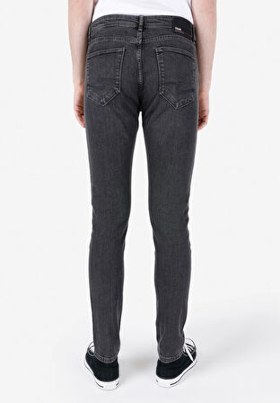 041 Danny Slim Fit   Erkek Siyah Jean Pantolon