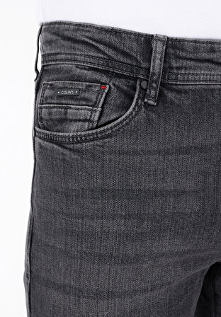 041 Danny Slim Fit   Erkek Siyah Jean Pantolon