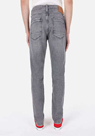 044 Karl Straight Fit   Erkek Siyah Jean Pantolon Cl1069495