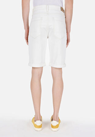 044 Karl Normal Kesim Düşük Bel Düz Paça Lacivert Erkek Şort