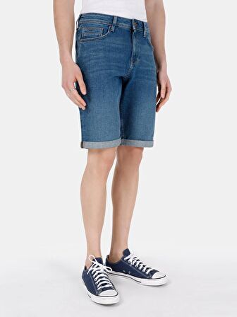 Koyu Mavi Erkek Şort