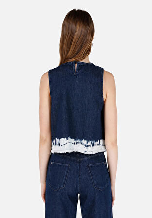 Slim Fit   Kadın Denim Gömlek