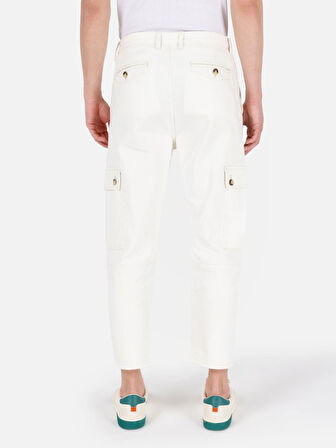 168 Peter Cargo Fit   Erkek Natural Jean Pantolon