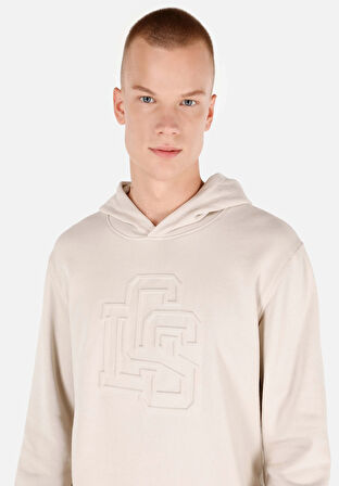 Regular Fit   Erkek Bej Sweatshirt