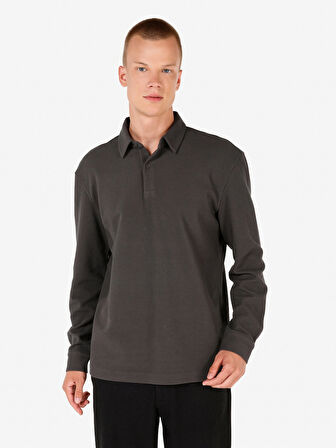 Antrasit Erkek Tshirt U.kol