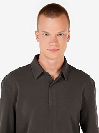 Antrasit Erkek Tshirt U.kol