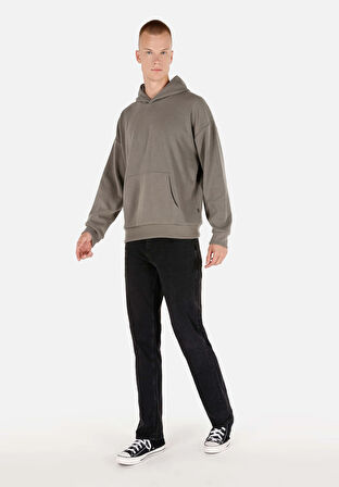 Comfort Fit   Erkek Yeşil Sweatshirt