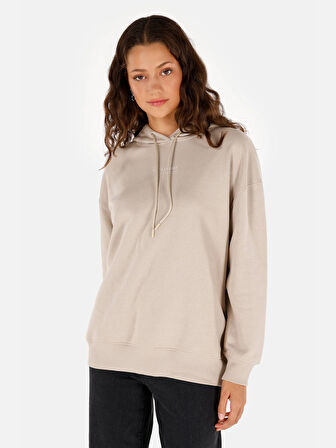 Bej Kadın Sweatshirt