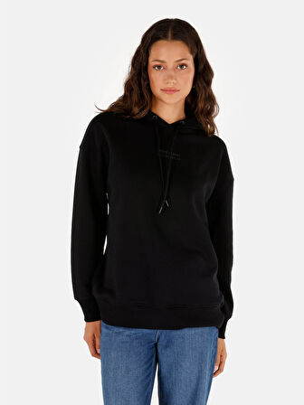 Siyah Kadın Sweatshirt