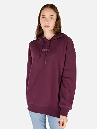 Mor Kadın Sweatshirt