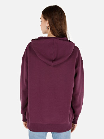 Mor Kadın Sweatshirt