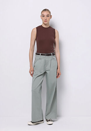 Slim Fit   Kadın Kahverengi Atlet