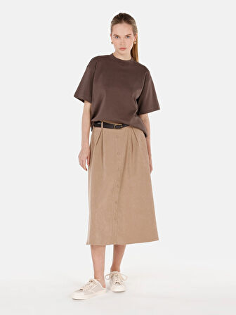 Bej Kadın Etek
