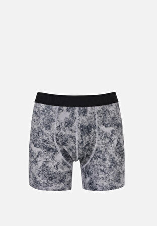 Modern Fit  Erkek Gri Boxer
