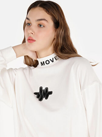 Beyaz Kadın Tshirt U.kol