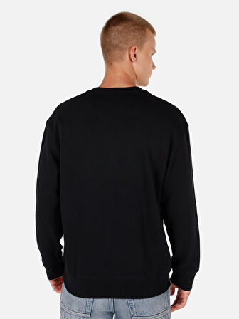 Siyah Erkek Sweatshirt