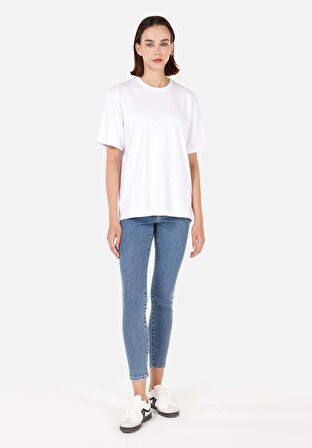 Skinny Fit   Kadın İndigo Jean Pantolon