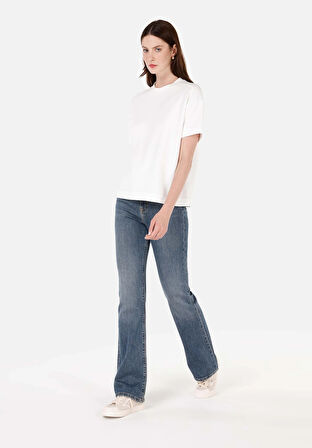 Regular Fit   Kadın Denim Jean Pantolon