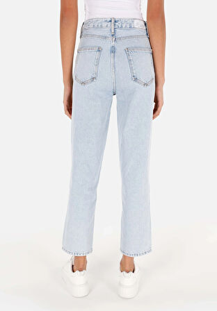 884 Lauren Straight Fit   Kadın Denim Jean Pantolon