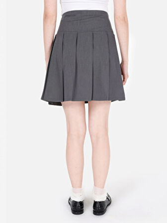 Gri Kadın Etek