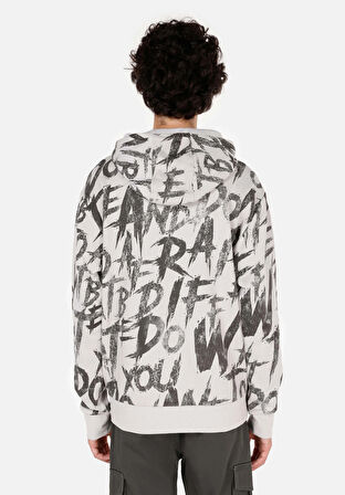 Regular Fit   Erkek Gri Sweatshirt