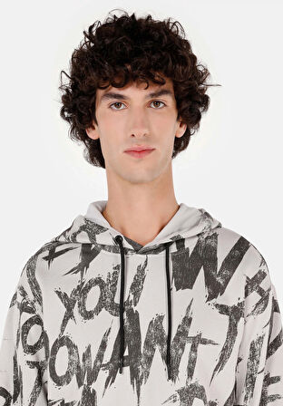 Regular Fit   Erkek Gri Sweatshirt