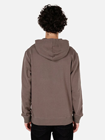 Kahverengi Erkek Sweatshirt