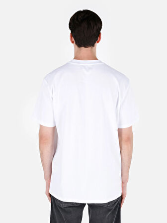 Beyaz Erkek Tshirt K.kol