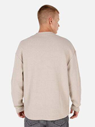 Bej Erkek Tshirt U.kol