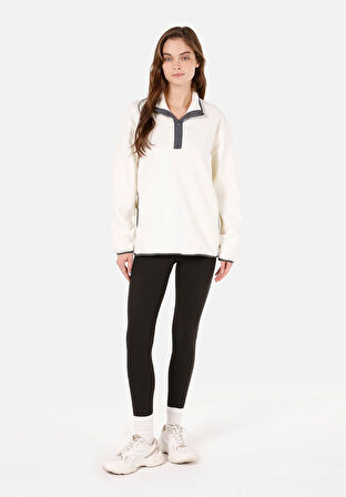 Ekru Kadın Sweatshirt