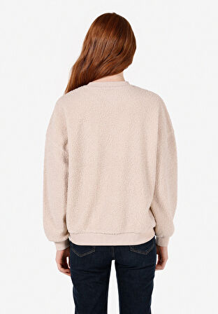 Bej Kadın Sweatshirt
