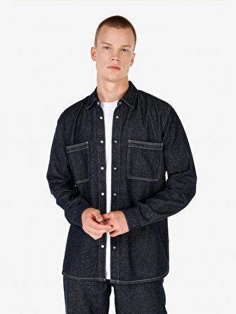 Mavi Erkek Gömlek U.kol