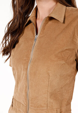 Kahverengi Kadın Elbise