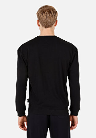 Siyah Erkek Sweatshirt