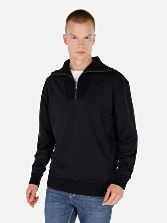 Siyah Erkek Sweatshirt