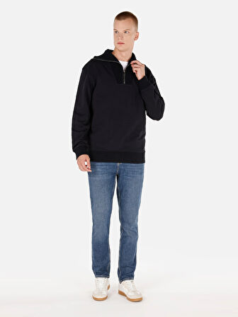 Siyah Erkek Sweatshirt