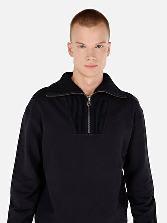 Siyah Erkek Sweatshirt