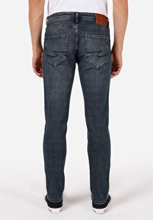 Straight Fit   Erkek İndigo Jean Pantolon