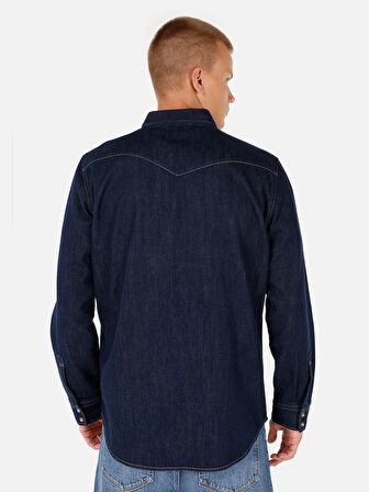 Mavi Erkek Gömlek U.kol