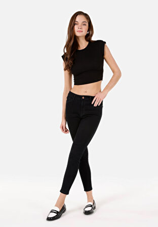 Koyu Mavi Kadın Pantolon