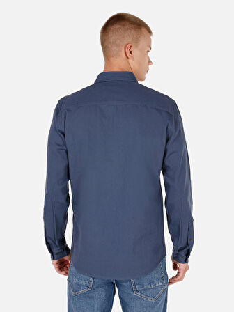 Mavi Erkek Gömlek U.kol
