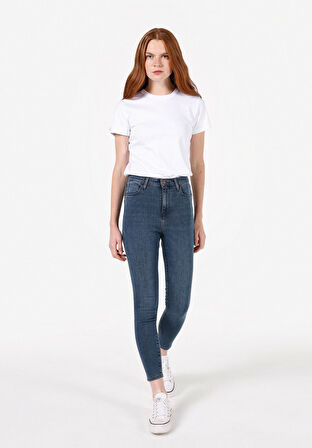 Koyu Mavi Kadın Pantolon