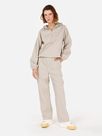 Gri Kadın Eşofman Altı