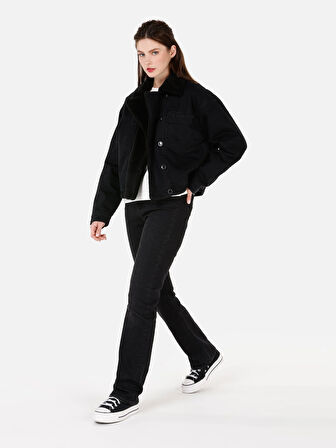 Regular Fit    Kadın Siyah Ceket Cl1071689